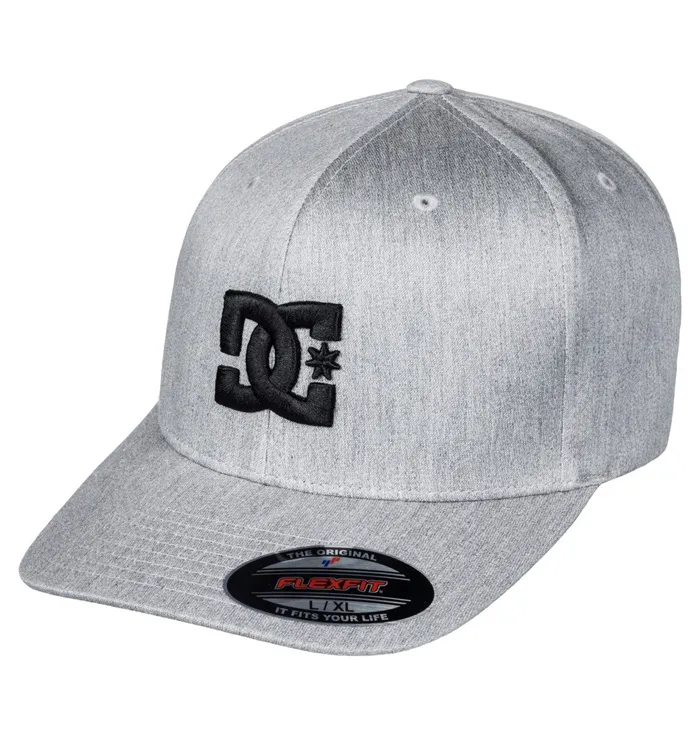 Men DC Shoes Capstar Flexfit Hat castlerock Hats and Beanies
