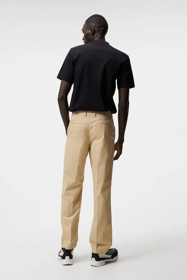 Men Dropper Light Cotton Pants Safari Beige JLindeberg Tailored Trousers Men Dropper Light Cotton Pants Safari Beige JLindeberg Tailored Trousers