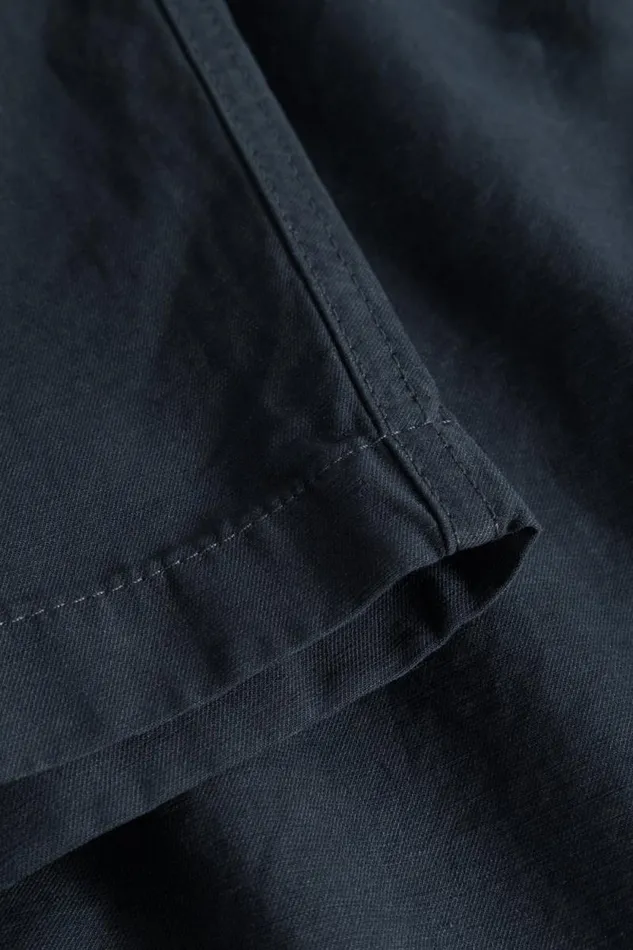 Men Ezra Relaxed Cotton Linen Short Dark Navy Norse Projects Shorts