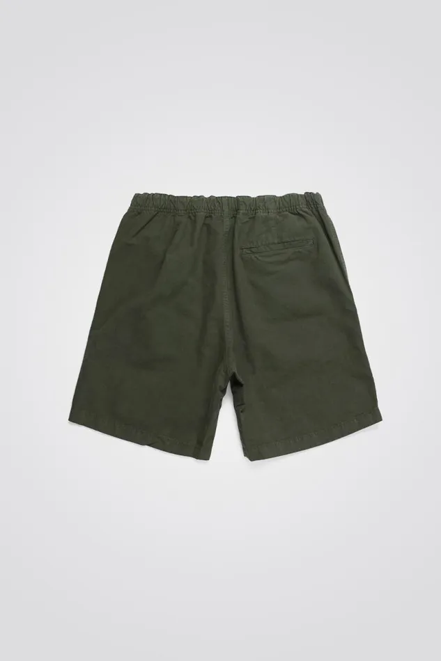 Men Ezra Relaxed Cotton Linen Short Spruce Green Norse Projects Shorts