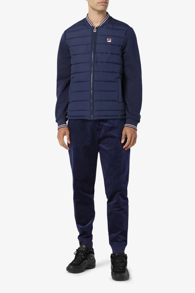 Men Fila Sweaters and Outerwear Marco Puffer Jacket Peacoat