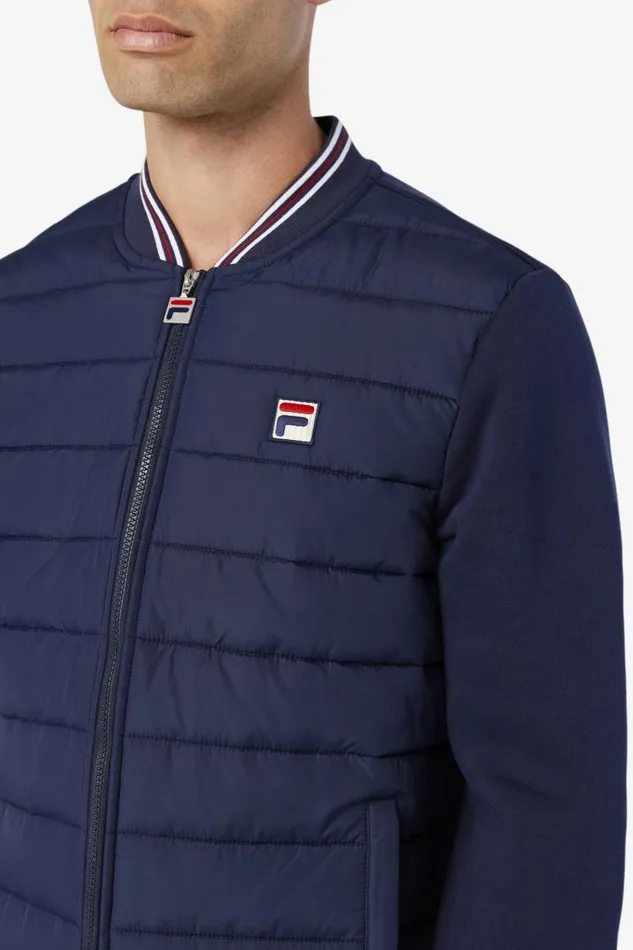 Men Fila Sweaters and Outerwear Marco Puffer Jacket Peacoat