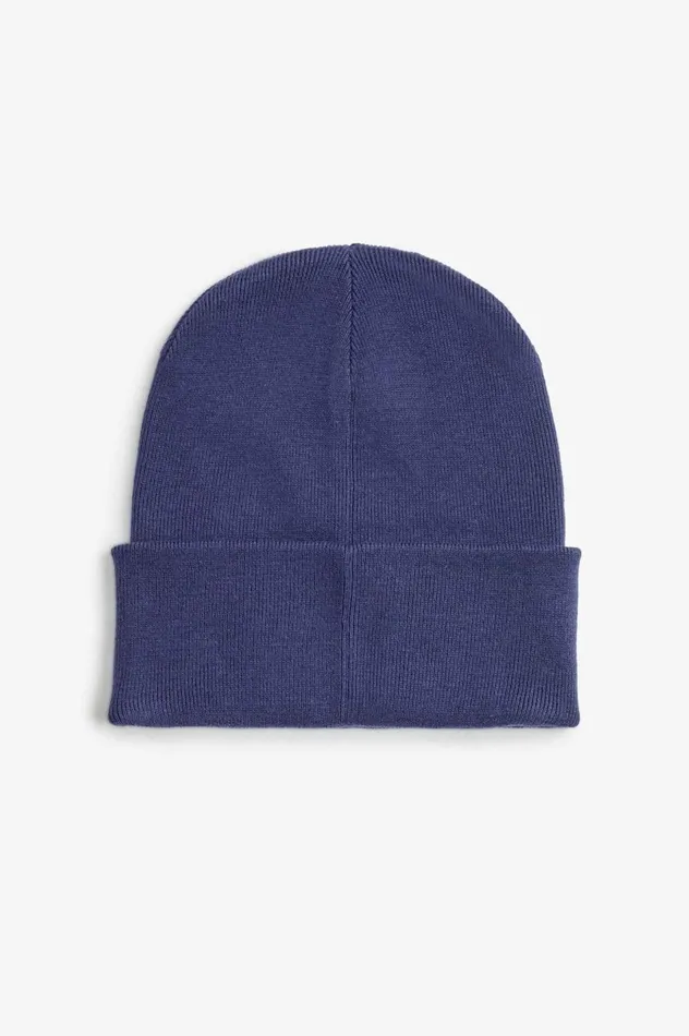Men Graphic Beanie French Navydark Caramel Fred Perry Accessories