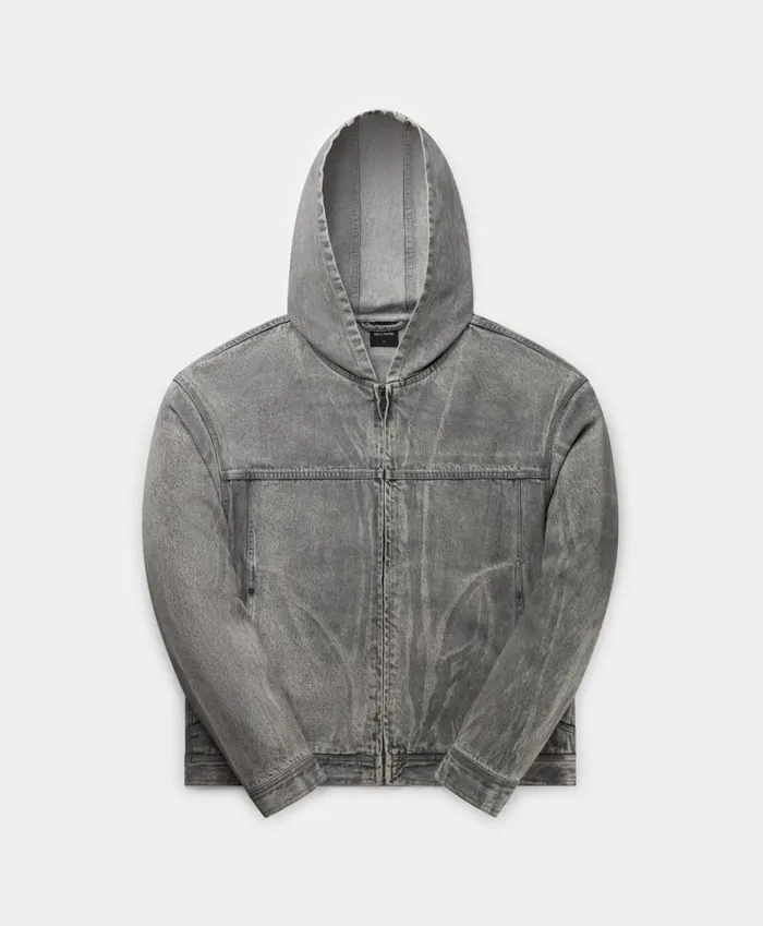 Men Grey Balo Wax Jacket Daily Paper Jackets