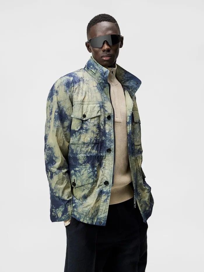 Men Hayes Tie Dye Hiking Jkt Aloe JLindeberg Jeans