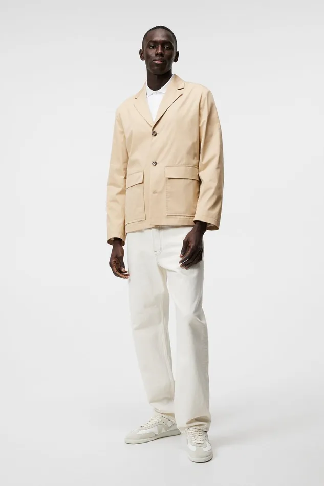 Men Jack Light Cotton Blazer Safari Beige JLindeberg Blazers Men Jack Light Cotton Blazer Safari Beige JLindeberg Blazers