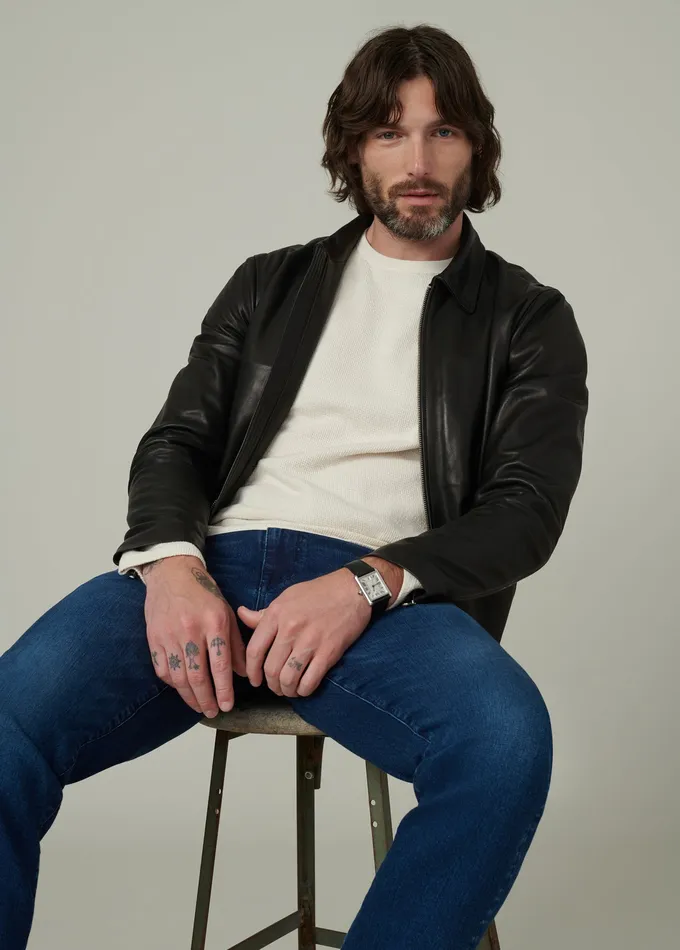 Men Jackets Outerwear Joe8217s Jeans REFINED LEATHER MOTO Black
