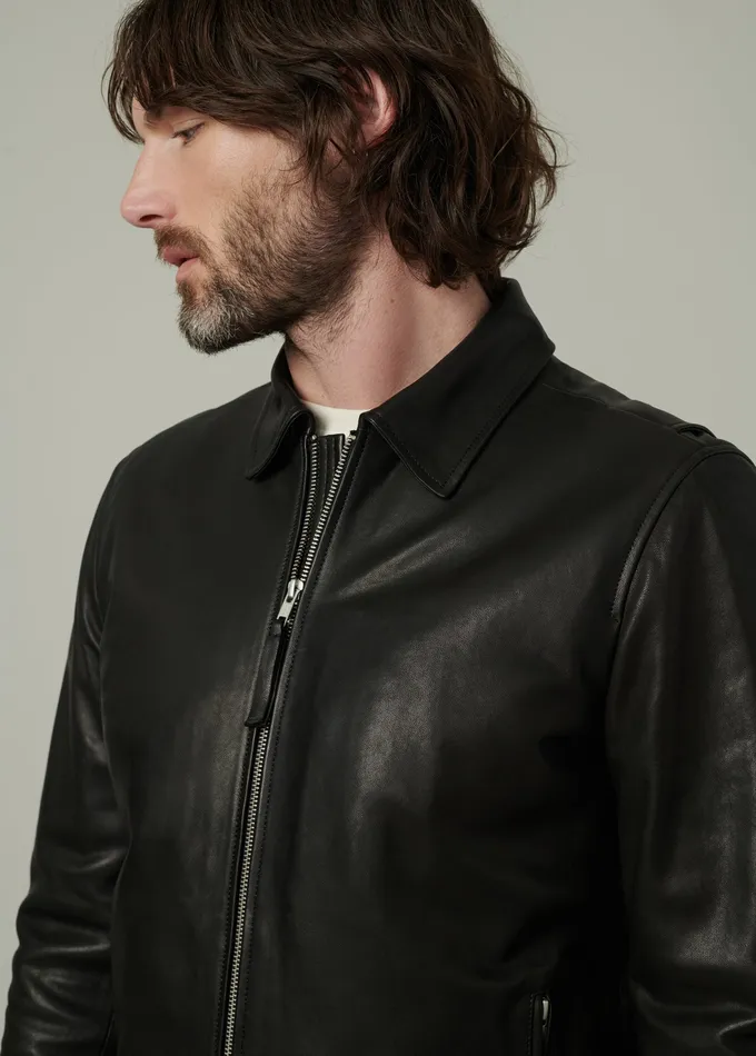 Men Jackets Outerwear Joe8217s Jeans REFINED LEATHER MOTO Black
