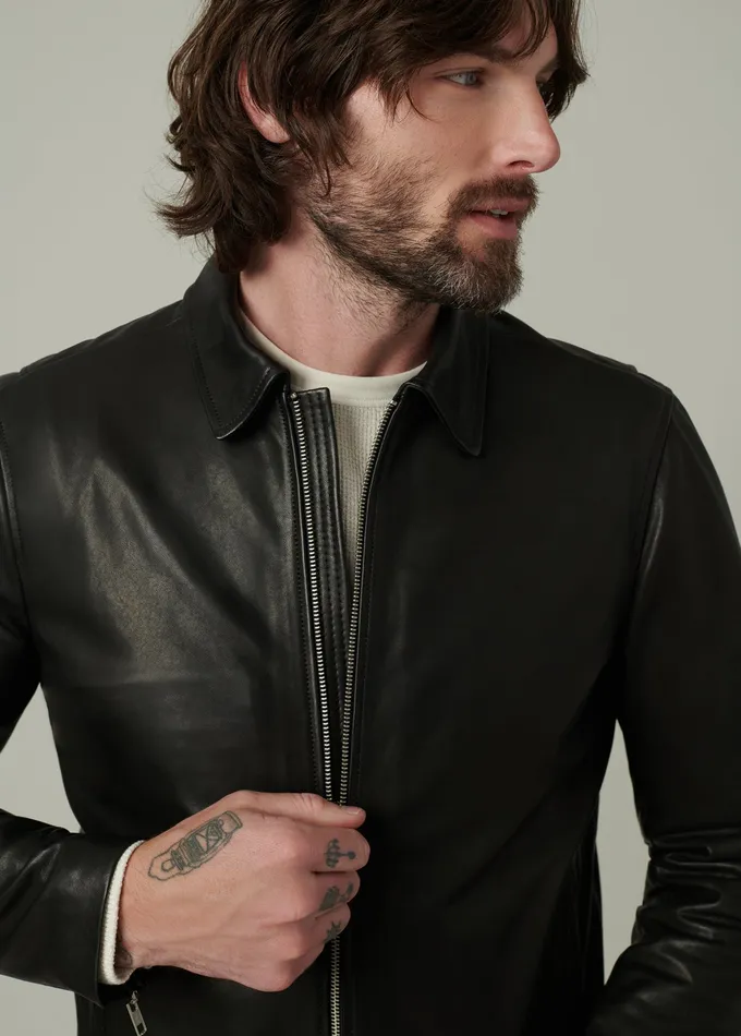 Men Jackets Outerwear Joe8217s Jeans REFINED LEATHER MOTO Black