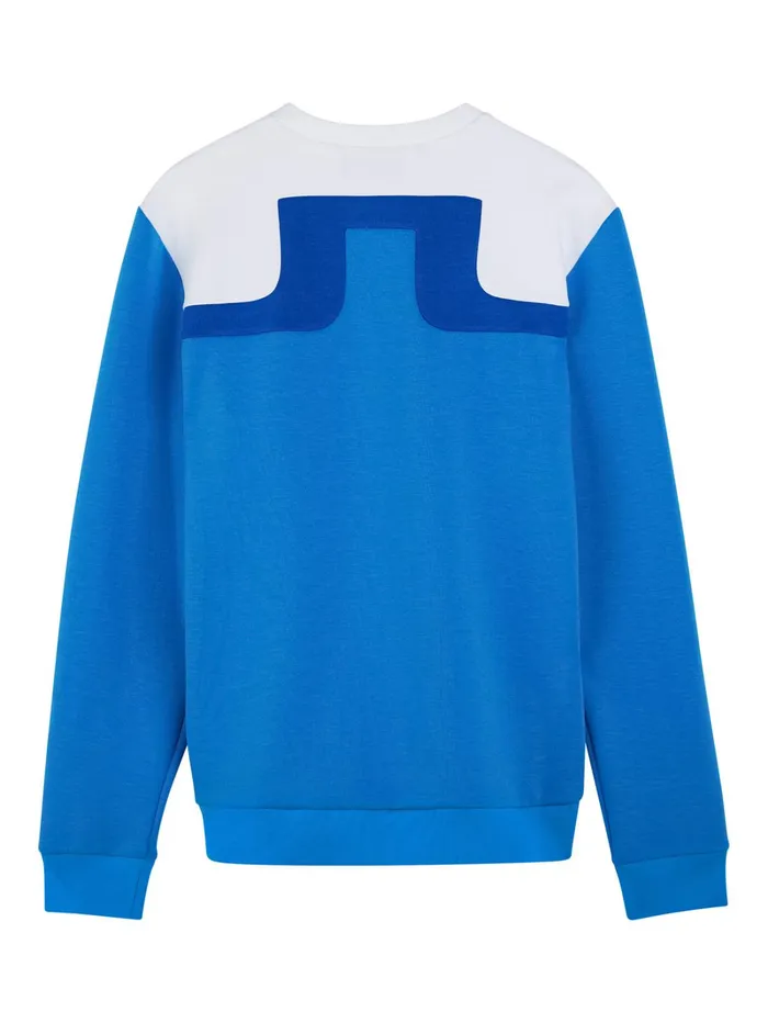 Men Jeff Crew Neck Brilliant Blue JLindeberg Sweatshirts Men Jeff Crew Neck Brilliant Blue JLindeberg Sweatshirts