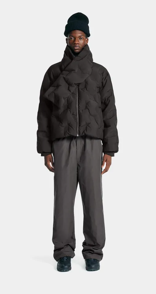 Men Jet Black Ayan Monogram Puffer Jacket Daily Paper Jackets Men Jet Black Ayan Monogram Puffer Jacket Daily Paper Jackets