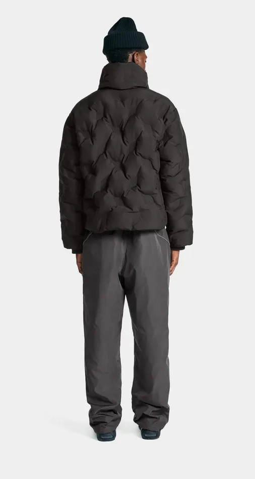 Men Jet Black Ayan Monogram Puffer Jacket Daily Paper Jackets Men Jet Black Ayan Monogram Puffer Jacket Daily Paper Jackets