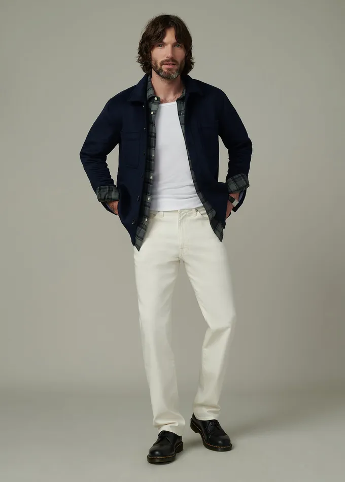 Men Joe8217s Jeans LEON WOOL OVERSHIRT True Navy Jackets Outerwear