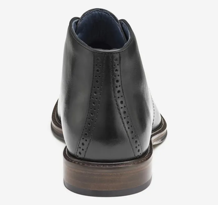 Men Johnston and Murphy Boots XC Flex Raleigh Chukka Black Full Grain Men Johnston and Murphy Boots XC Flex Raleigh Chukka Black Full Grain