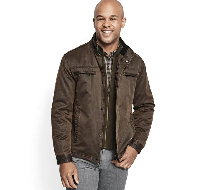 Men Johnston and Murphy Coats Jackets and Vests Antique Cotton Jacket Brown Men Johnston and Murphy Coats Jackets and Vests Antique Cotton Jacket Brown