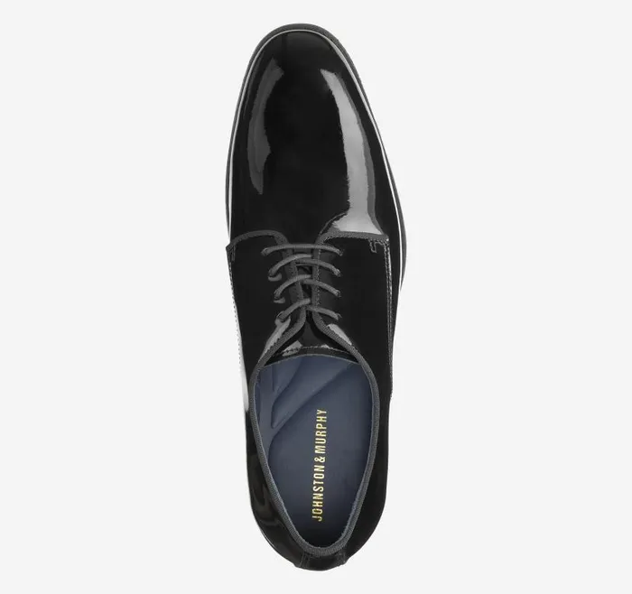 Men Johnston and Murphy Dress Shoes Lewis Plain Toe Black Patent Leather Men Johnston and Murphy Dress Shoes Lewis Plain Toe Black Patent Leather