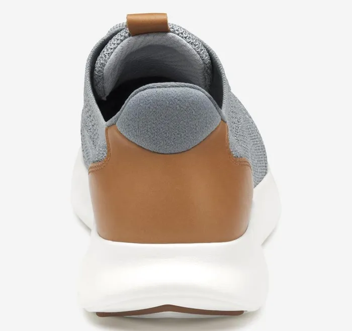 Men Johnston and Murphy LaceUps Amherst 20 Knit Plain Toe Gray Heathered Knit Men Johnston and Murphy LaceUps Amherst 20 Knit Plain Toe Gray Heathered Knit