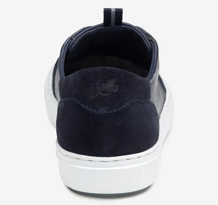 Men Johnston and Murphy LaceUps Anson Stretch LacetoToe Navy English Suedesheepskin Men Johnston and Murphy LaceUps Anson Stretch LacetoToe Navy English Suedesheepskin