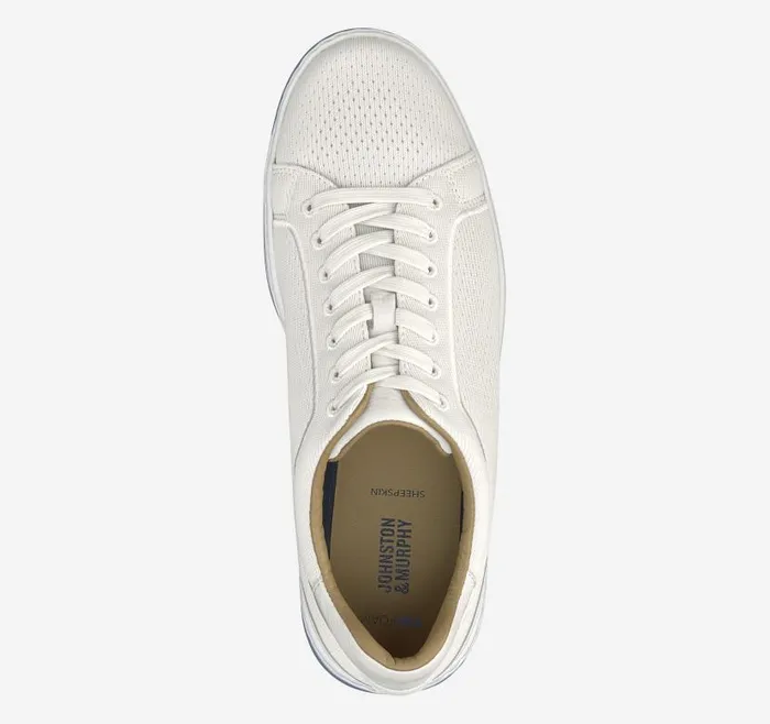Men Johnston and Murphy LaceUps Daxton Knit LaceUp White Knit Men Johnston and Murphy LaceUps Daxton Knit LaceUp White Knit