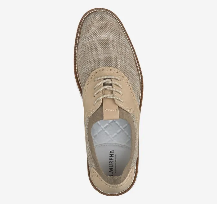 Men Johnston and Murphy LaceUps Duncan Saddle Taupe Space Dye Men Johnston and Murphy LaceUps Duncan Saddle Taupe Space Dye