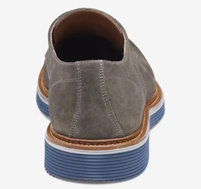 Men Johnston and Murphy LaceUps Jenson Plain Toe Gray Italian Suede Men Johnston and Murphy LaceUps Jenson Plain Toe Gray Italian Suede