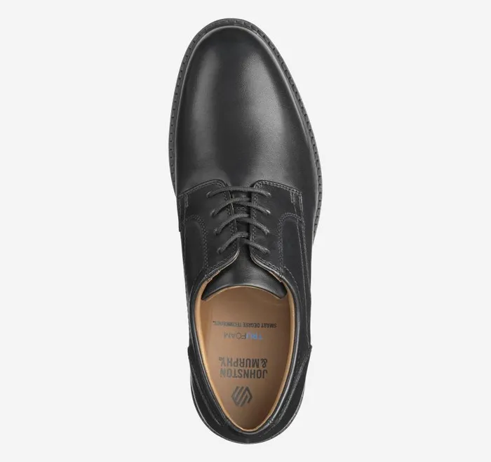 Men Johnston and Murphy LaceUps Mason Plain Toe Black Full Grain Men Johnston and Murphy LaceUps Mason Plain Toe Black Full Grain