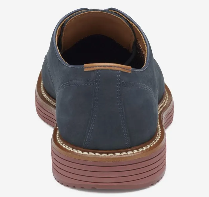 Men Johnston and Murphy LaceUps Upton Plain Toe Navy Nubuck Men Johnston and Murphy LaceUps Upton Plain Toe Navy Nubuck