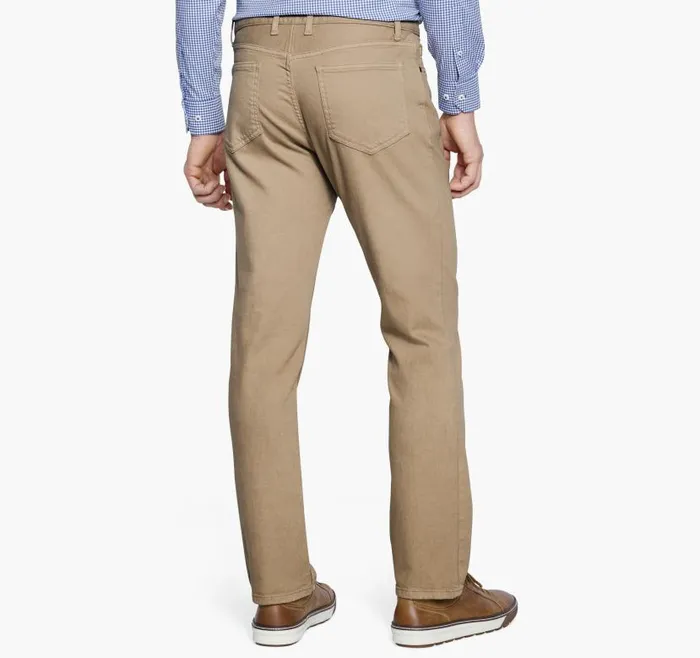 Men Johnston and Murphy Pants and Jeans Denim Jeans Khaki Overdye Men Johnston and Murphy Pants and Jeans Denim Jeans Khaki Overdye