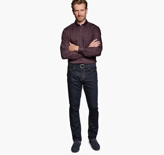 Men Johnston and Murphy Shirts XC4 Sport LongSleeve Shirt Red Men Johnston and Murphy Shirts XC4 Sport LongSleeve Shirt Red