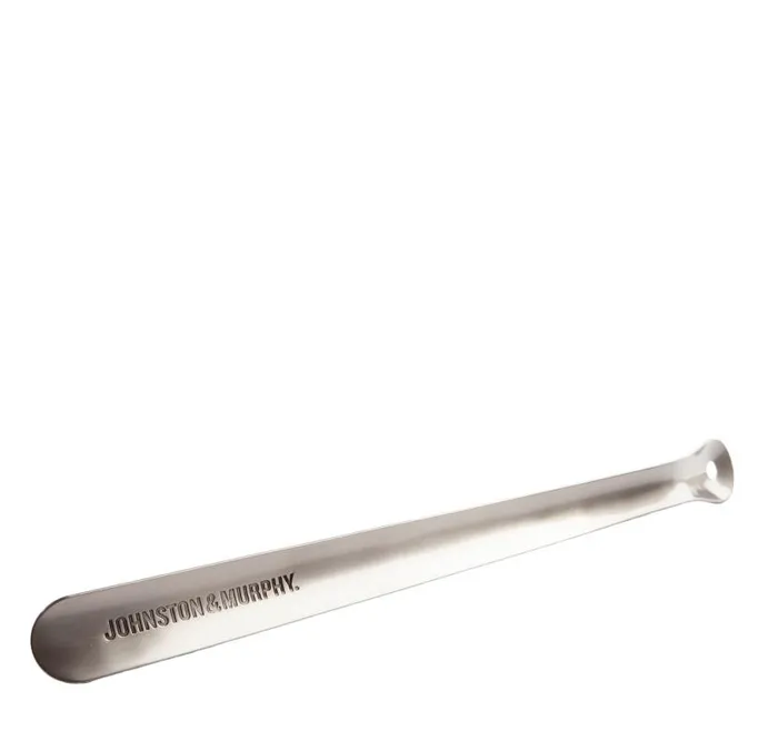 Men Johnston and Murphy Shoe Care and Accessories Long Handle Shoe Horn Nickel Men Johnston and Murphy Shoe Care and Accessories Long Handle Shoe Horn Nickel