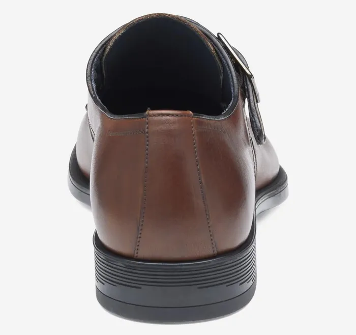 Men Johnston and Murphy SlipOns and Loafers Flynch Monk Strap Tan Italian Calfskin Men Johnston and Murphy SlipOns and Loafers Flynch Monk Strap Tan Italian Calfskin