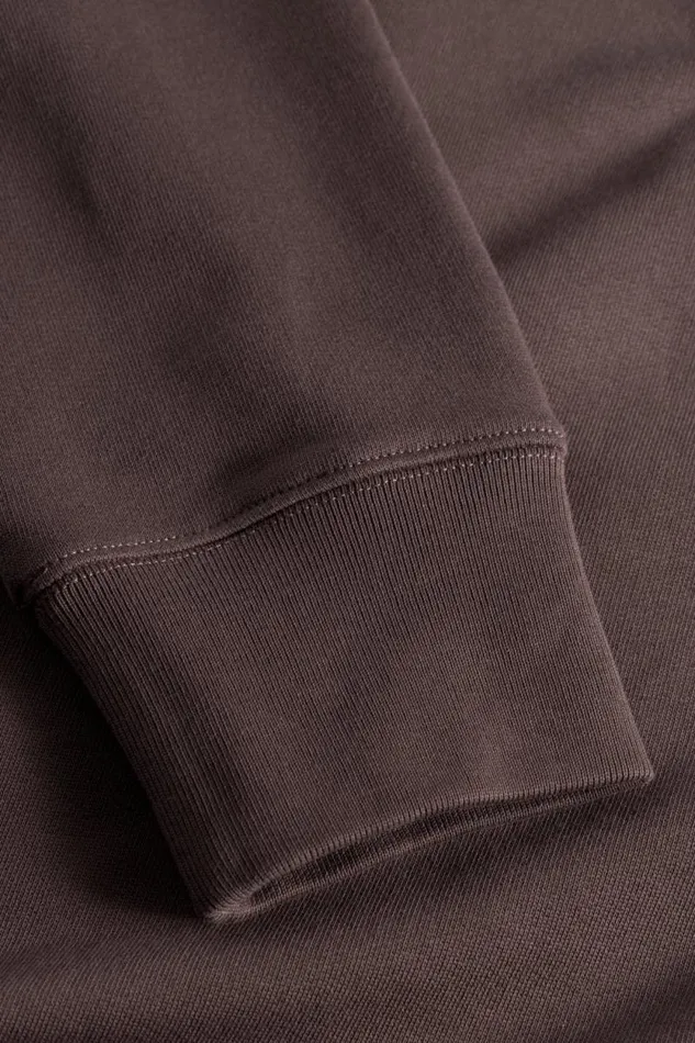 Men Ketel Relaxed Organic NORSE Logo Half Zip Wine Red Norse Projects Sweatshirts