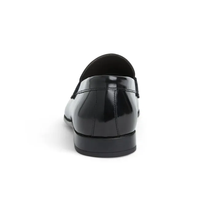 Men Loafers and Slipons Bruno Magli Saffo Slip On Black Bit Loafer Black Leather