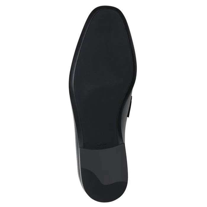 Men Loafers and Slipons Bruno Magli Saffo Slip On Black Bit Loafer Black Leather