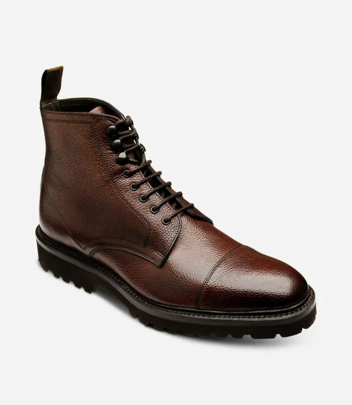 Men Loake Boots Aquarius Dark Brown Grain Men Loake Boots Aquarius Dark Brown Grain