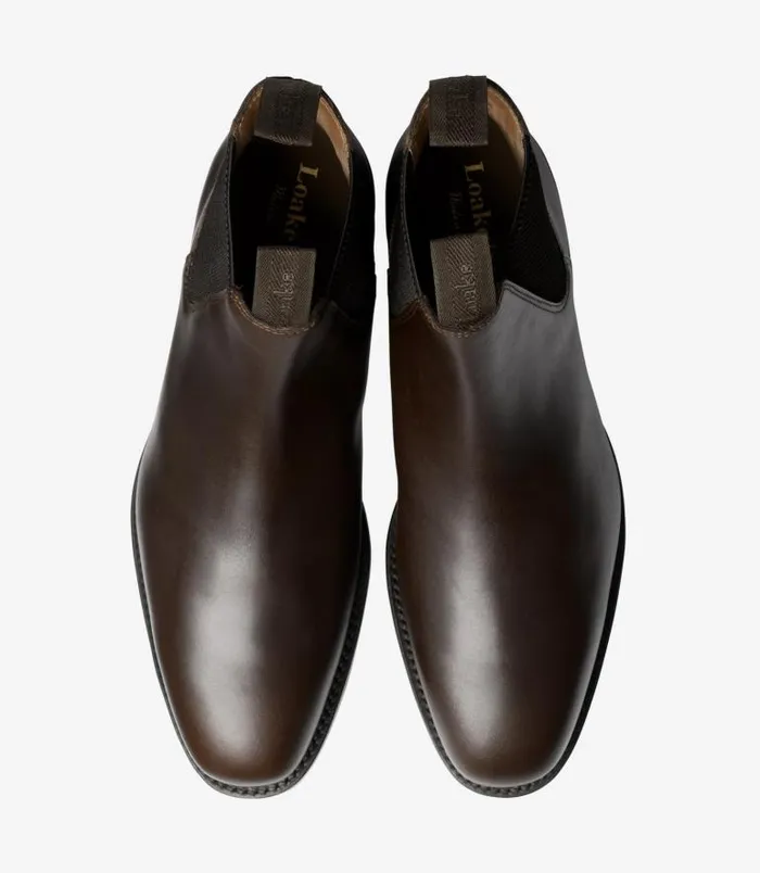 Men Loake Boots Chatsworth Dark Brown Waxy Men Loake Boots Chatsworth Dark Brown Waxy