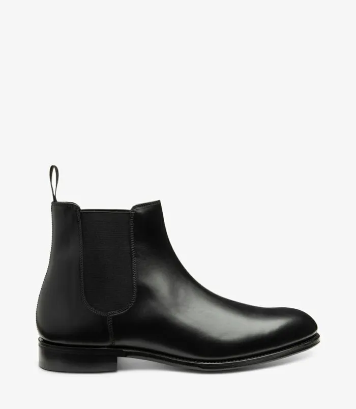 Men Loake Boots Coppergate Carbon Black