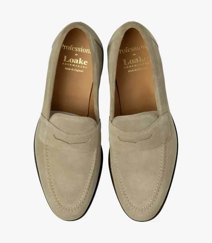 Men Loake Loafers Imperial Sand Suede Men Loake Loafers Imperial Sand Suede
