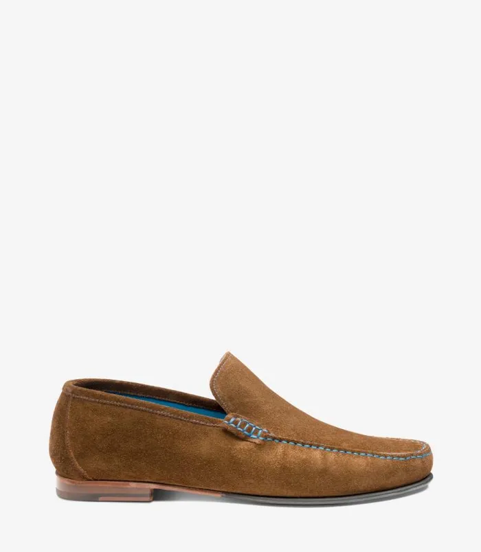 Men Loake Loafers Nicholson Polo Suede