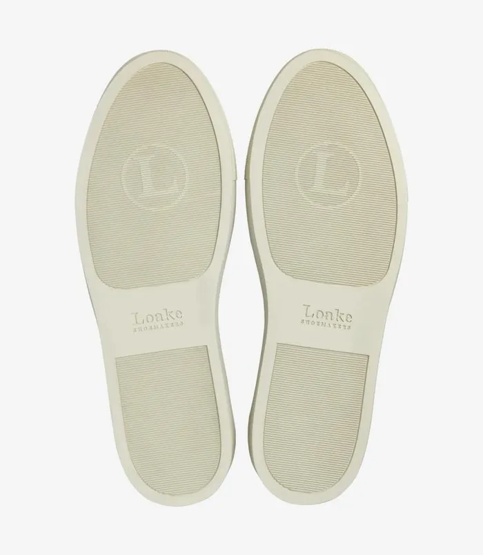 Men Loake Trainers and Sneakers Rush White and Navy Suede Men Loake Trainers and Sneakers Rush White and Navy Suede