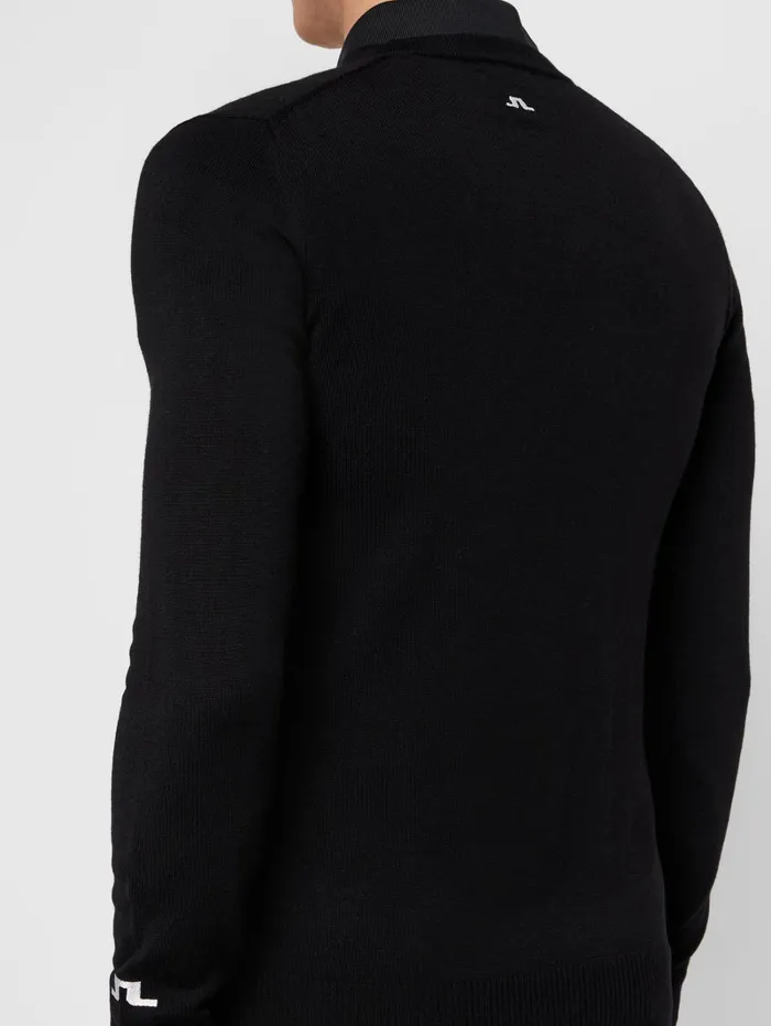 Men Lymann Black JLindeberg Knitwear