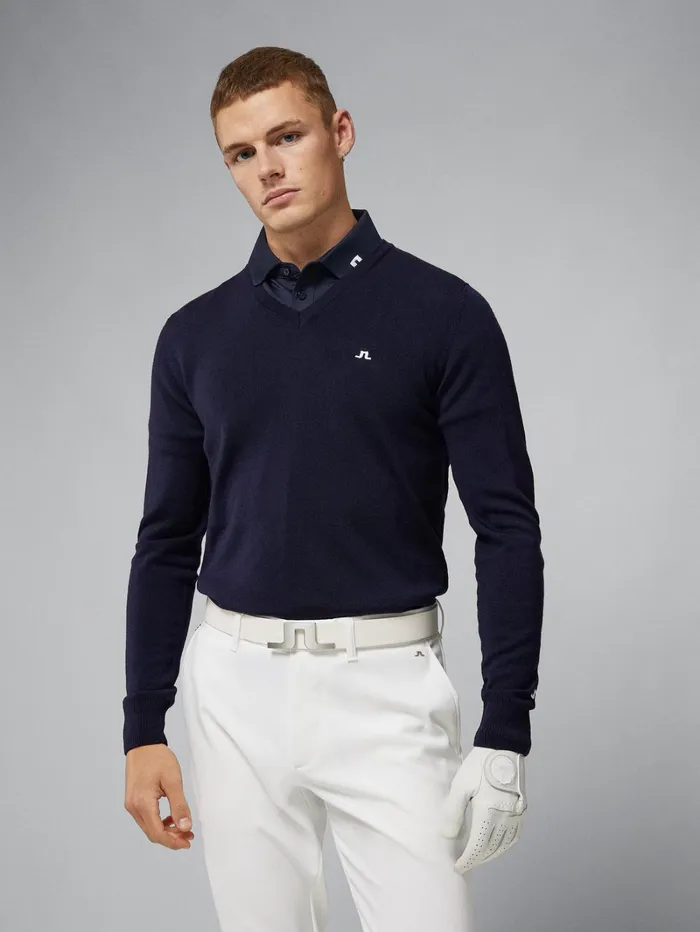 Men Lymann Navy JLindeberg Knitwear