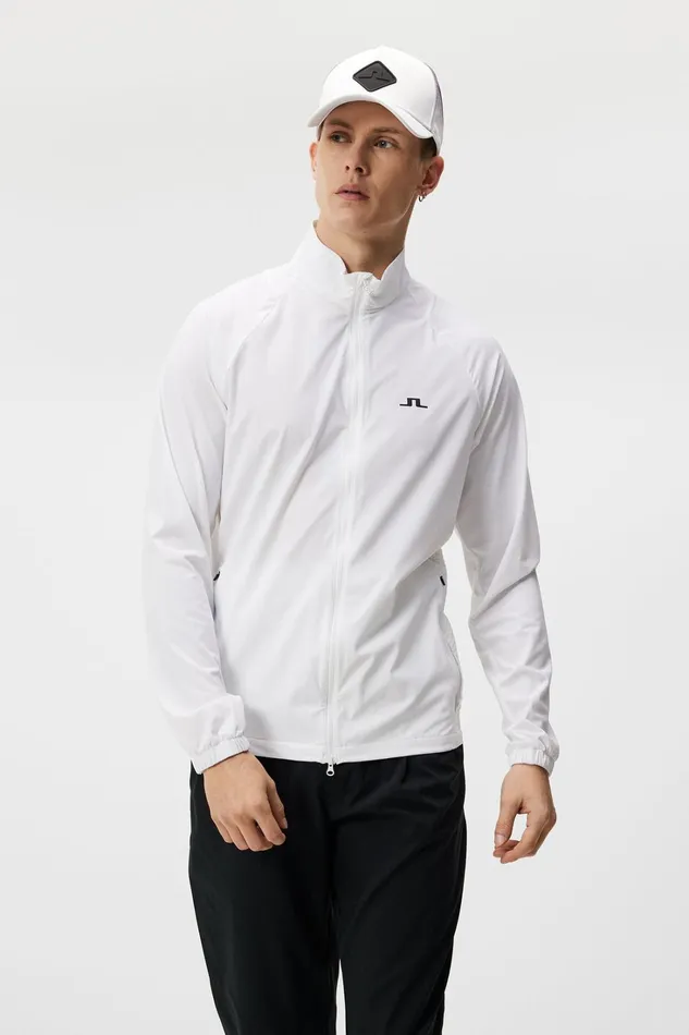 Men MARV WIND JACKET White JLindeberg Jackets
