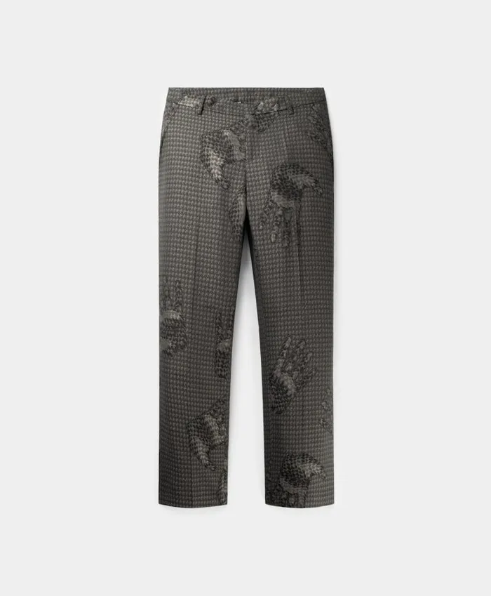Men Obsidian Black Zuri Trapped Pants Daily Paper Pants