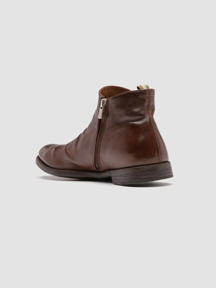 Men Officine Creative Footwear ARC 514 Brown Leather Boots Men Officine Creative Footwear ARC 514 Brown Leather Boots