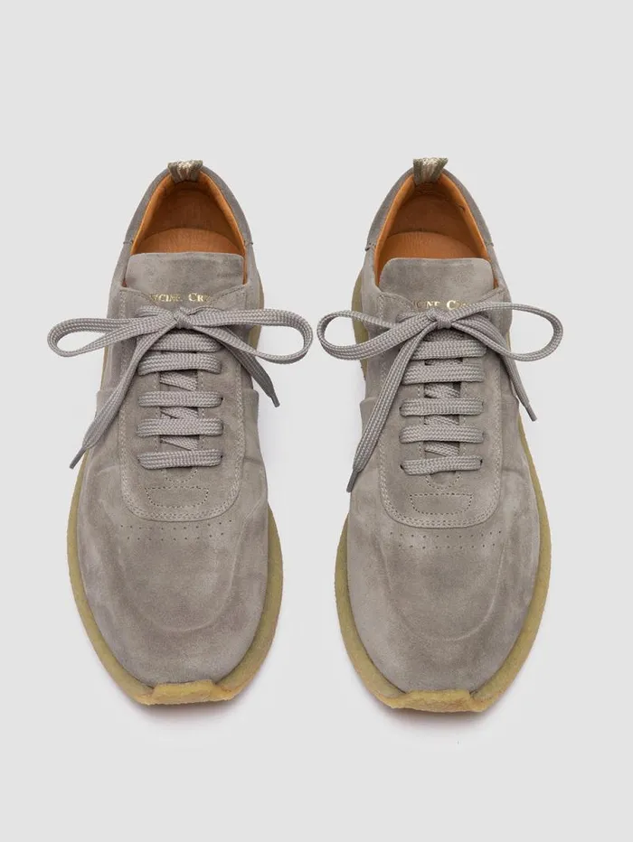 Men Officine Creative Footwear LEGEND 001 Grey Suede Low Top Sneakers Men Officine Creative Footwear LEGEND 001 Grey Suede Low Top Sneakers