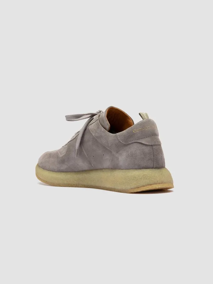 Men Officine Creative Footwear LEGEND 001 Grey Suede Low Top Sneakers Men Officine Creative Footwear LEGEND 001 Grey Suede Low Top Sneakers
