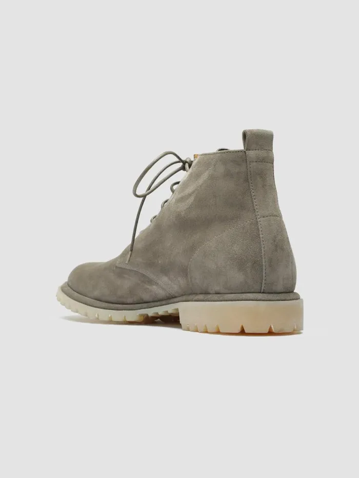Men Officine Creative Footwear SPECTACULAR 002 Taupe Suede LaceUp Boots Men Officine Creative Footwear SPECTACULAR 002 Taupe Suede LaceUp Boots