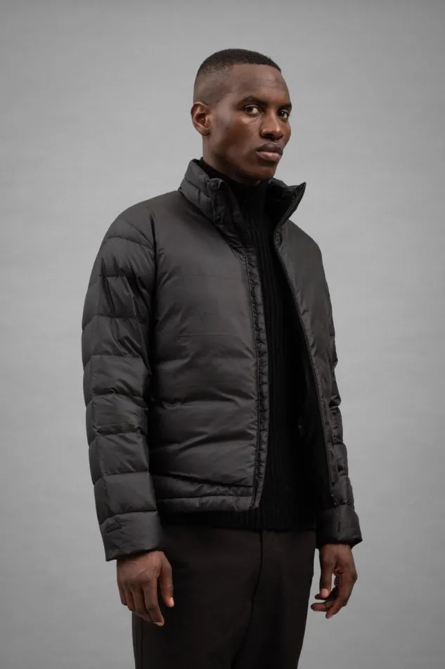 Men Pasmo Rip Down Jacket Black Norse Projects Outerwear