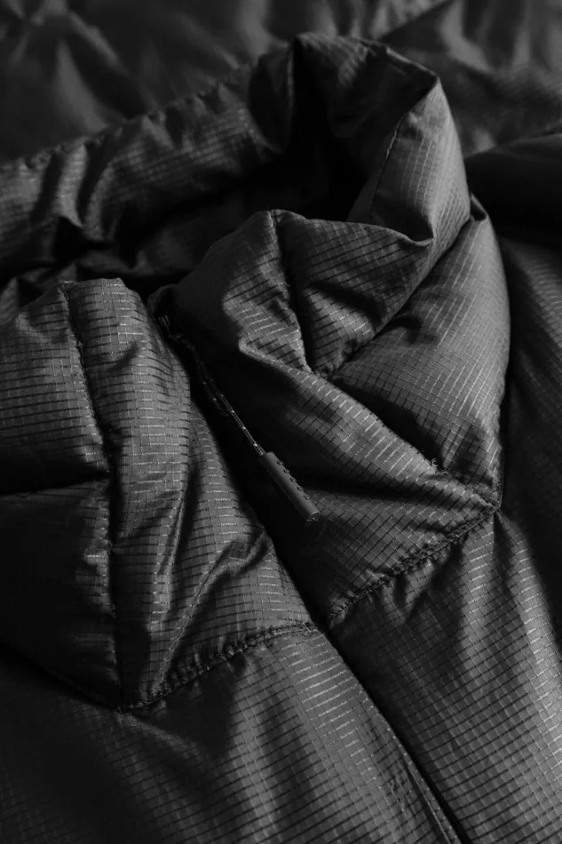 Men Pasmo Rip Down Jacket Black Norse Projects Outerwear